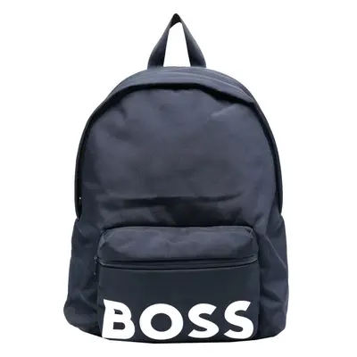 HUGO BOSS Modrý batoh BOSS Logo Backpack Tmavě modrá 85877145