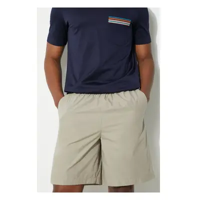 Bavlněné šortky Fred Perry Wide Leg Poplin Shorts béžová barva, S7173 91629492