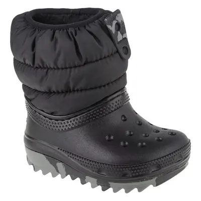 ČERNÉ DĚTSKÉ SNĚHULE CROCS CLASSIC NEO PUFF BOOT TODDLER Černá 87237816