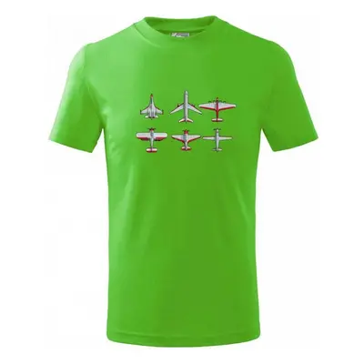 Myshirt.cz Letadlo modelář - Tričko dětské bavlněné - Apple Green 99813200