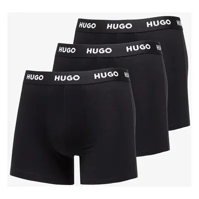 Boxerky Hugo Boss Logo-Waistband Boxer Briefs 3-Pack Black S 100374579