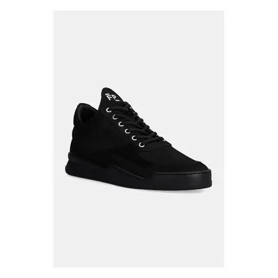 Semišové sneakers boty Filling Pieces Low Top černá barva, 25255111847 100028173