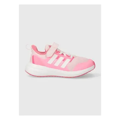 Dětské sneakers boty adidas FortaRun 2.0 EL K růžová barva 89638468