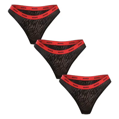 3PACK dámská tanga HUGO vícebarevná (50523829 002) 100665640