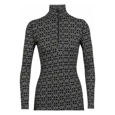 Dámské tričko Icebreaker W 250 Vertex LS Half Zip Black 91654136