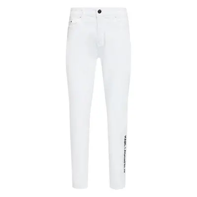 Karl Lagerfeld White Gf Denim Pants W 221W1101 Jeans 90478204