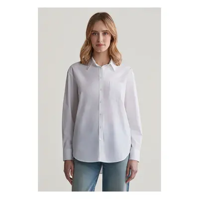 KOŠILE GANT REL POPLIN SHIRT WHITE 98596923