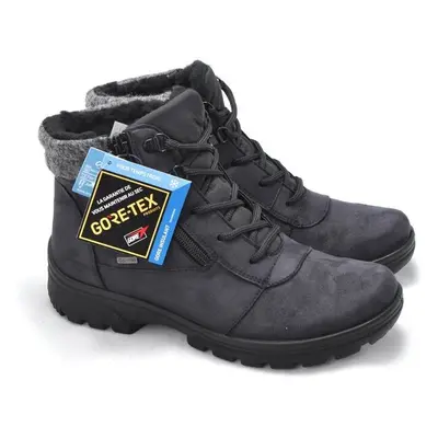 Vycházková kotníková obuv s Gore-Tex membránou Ara 12-49309 modrá 85994227