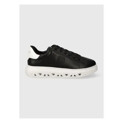 Kožené sneakers boty Karl Lagerfeld KAPRI KITE černá barva, KL54530 89804378