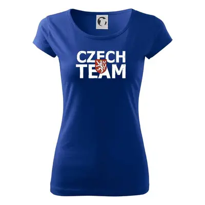 Myshirt.cz Czech team - Český lev - Pure dámské triko - Královská 99778240