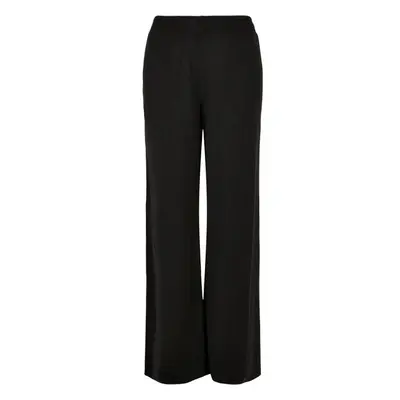 URBAN CLASSICS Ladies Modal Wide Leg Pants - black 73742114