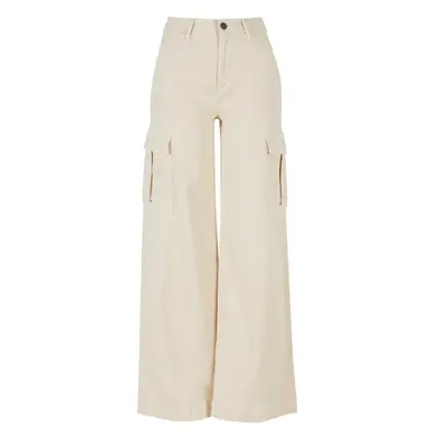 URBAN CLASSICS Ladies High Waist Wide Leg Twill Cargo Pants - 82263688