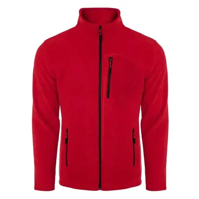 24601 Dewberry 5 Pocket Outdoor Full Zipper Fleece Jacket-RED 100502194