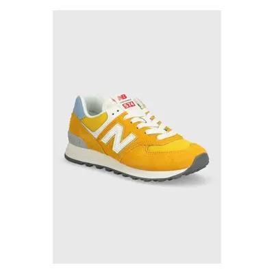 Sneakers boty New Balance 574 žlutá barva, WL574YJ2 91586569