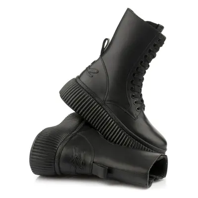 KOTNÍKOVÁ OBUV KARL LAGERFELD KREEPER LO MID LEG LACE BOOT 100285818