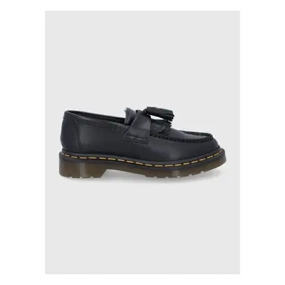 Kožené mokasíny Dr. Martens Adrian Yellow Stitch černá barva, 22209001 64355679