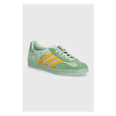 Sneakers boty adidas Originals Gazelle Indoor zelená barva, IG6783 94505956