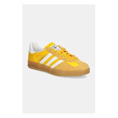 Sneakers boty adidas Originals Gazelle Indoor žlutá barva, IE6606 96318094