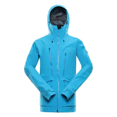 Pánská bunda s membránou ptx ALPINE PRO CORT neon atomic blue 92382636