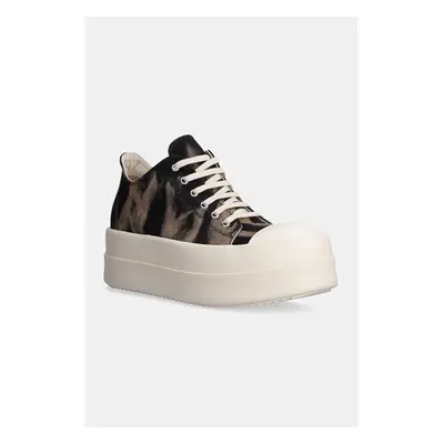 Tenisky Rick Owens Double Bumper Low Sneaks pánské, černá barva, 100339687