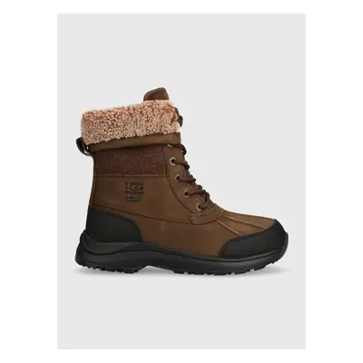 Semišové boty UGG Adirondack Boot III Tipped dámské, hnědá barva, na 86541942