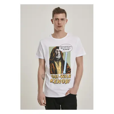 Merchcode Obi-Wan Kenobi Tee bílé bílé 100342497