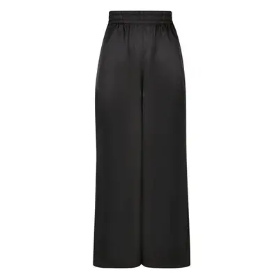 URBAN CLASSICS Ladies Satin Wide Leg Pants - black 79027912