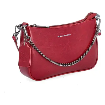 Kožená kabelka crossbody Noelia Bolger vínová NB 0084 TCV 80830814