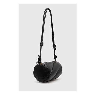 Kožená kabelka Fiorucci Black Leather Mella Bag černá barva, 91783201