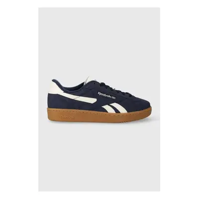 Semišové sneakers boty Reebok Classic CLUB C tmavomodrá barva, IE1477 85333083