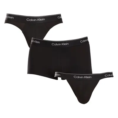 3PACK pánské spodní prádlo Calvin Klein mix černé (NB3877A-UB1) 92175608