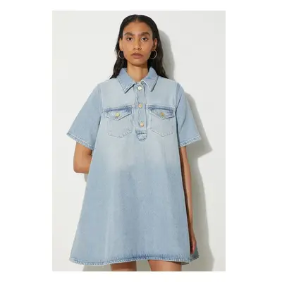 Džínové šaty GANNI Heavy Denim Mini Dress mini, J1503 98081579