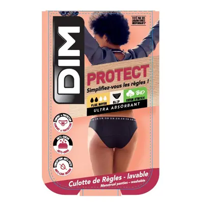 Černé dámské menstruační kalhotky Dim MENSTRUAL SLIP 91358438