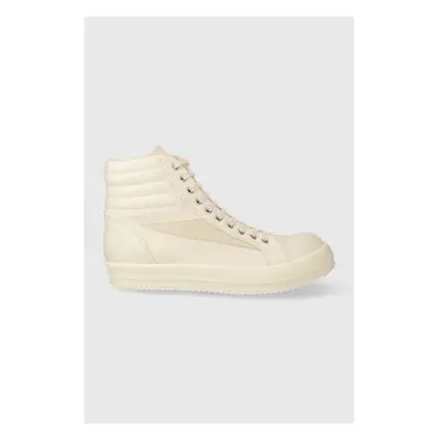 Kecky Rick Owens Woven Shoes Vintage High Sneaks pánské, béžová barva, 90134275