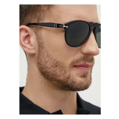 Sluneční brýle Persol pánské, černá barva, 0PO0649 91026741