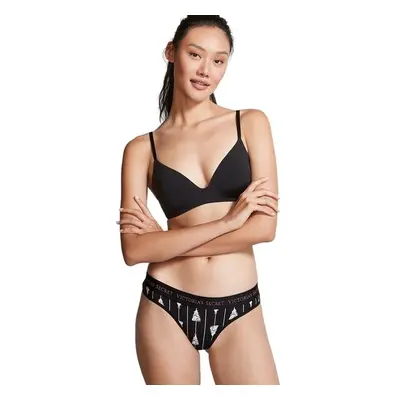 Victorias secret kalhotky tanga thongs bavlněná Cotton Stretch Vánoční 75115826