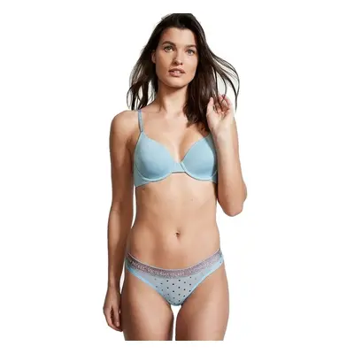 Victorias Secret tanga bavlněné kalhotky Cotton Heartbreaker light 75115817