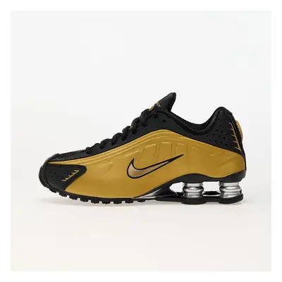 Nike W Shox R4 Black/ Metallic Gold-Metallic Silver 101296479