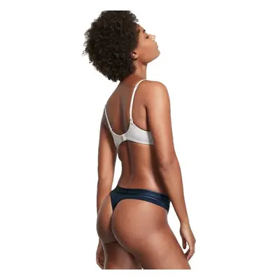 Victorias Secret tanga bavlněné kalhotky Stretch Cotton dark blue 75115823