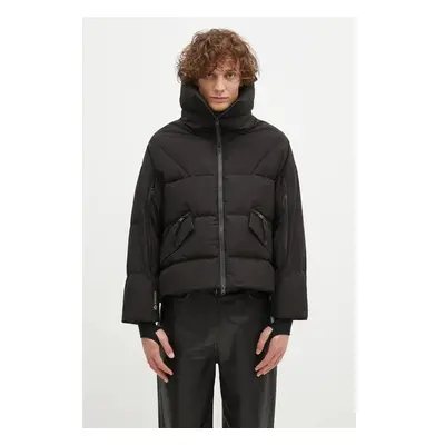 Péřová bunda Woolrich Gtx Jacket dámská, černá barva, zimní, oversize, 100985552