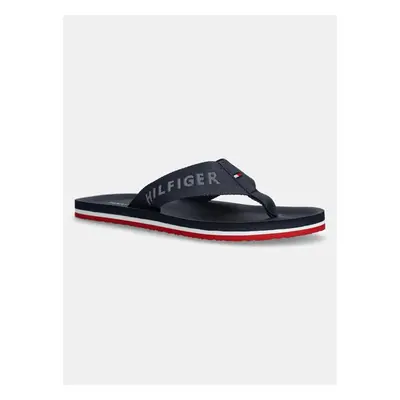 Žabky Tommy Hilfiger COMFORT HILFIGER BEACH SANDAL pánské, tmavomodrá 101926943