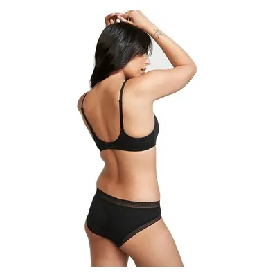 Victorias Secret klasické bavlněné kalhotky Stretch Logo brand černé 75115815