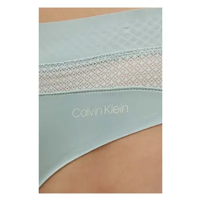 Dámská tanga QF6047E 5G0 mátová - Calvin Klein 76487753