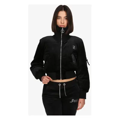 Juicy Couture RYDELL DIAMANTE BOMBER COAT XS 100277202