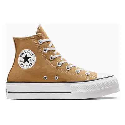 BOTY CONVERSE CT ALL STAR LIFT PLATFORM - hnědá - 90578081