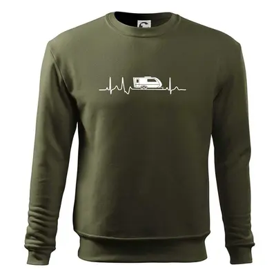 Myshirt.cz EKG karavan - Mikina Essential pánská - Military 100746792