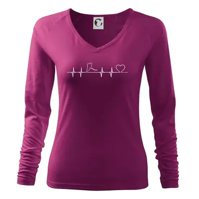 Myshirt.cz Hokejový hráč EKG - Triko dámské Elegance - Fuchsiová 100250554