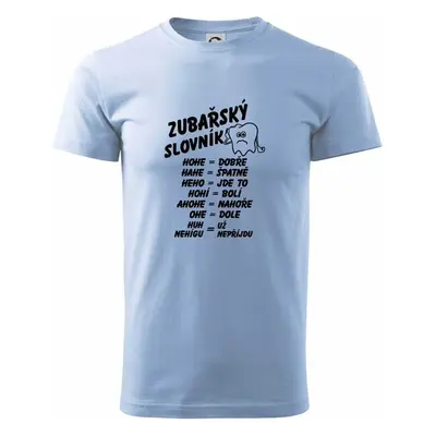 Myshirt.cz Zubařský slovník - Klasické pánské triko vyšší gramáže - 100746381