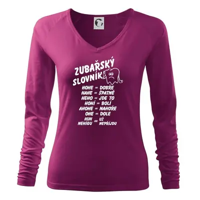 Myshirt.cz Zubařský slovník - Triko dámské Elegance - Fuchsiová 100250801