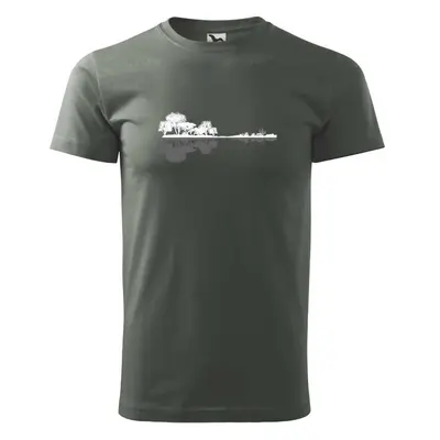 Myshirt.cz Kytara příroda - Klasické pánské triko vyšší gramáže - 101811173